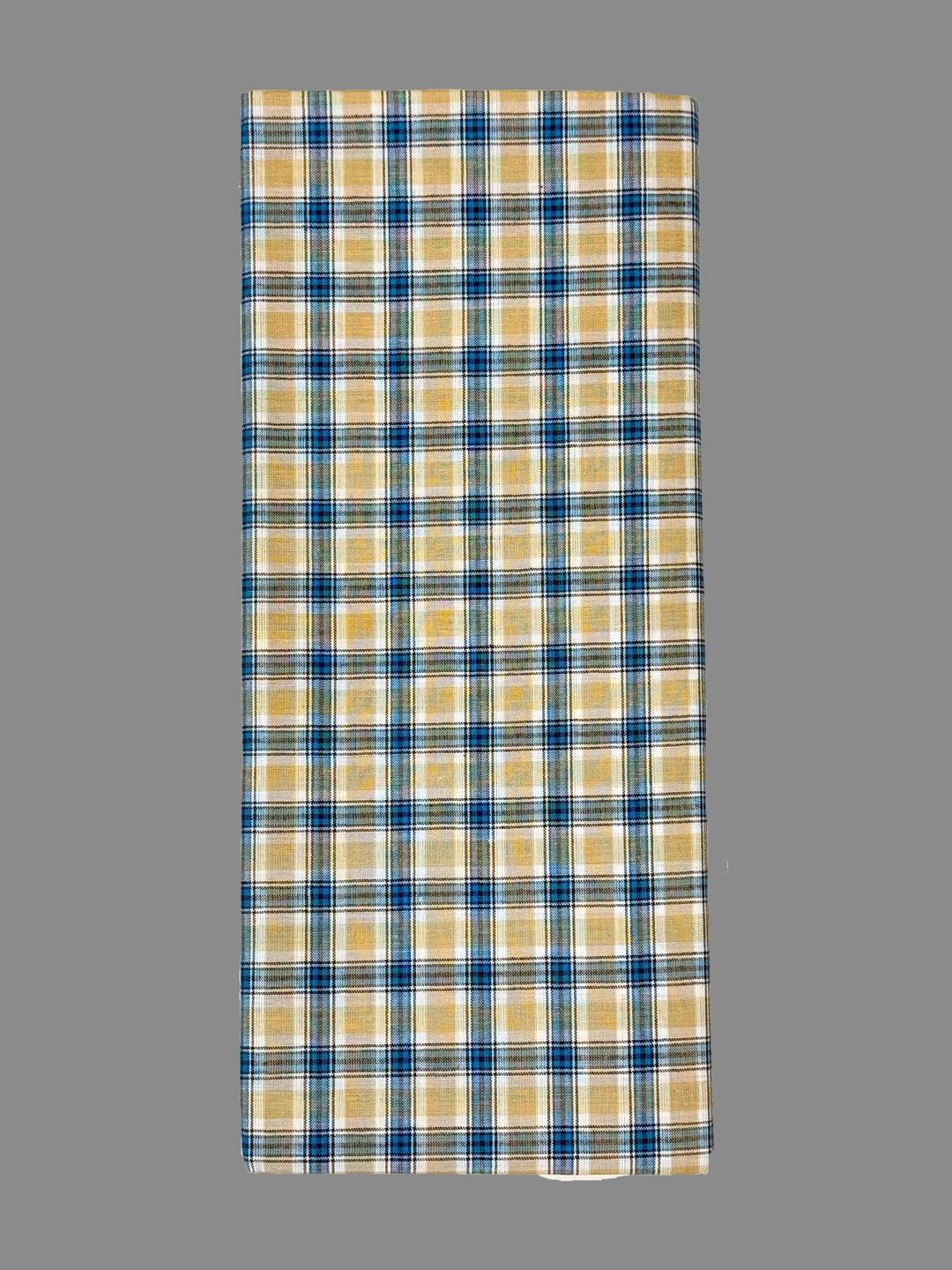 Sawariya handloom Men Checked Cotton Dhoti Dhotis