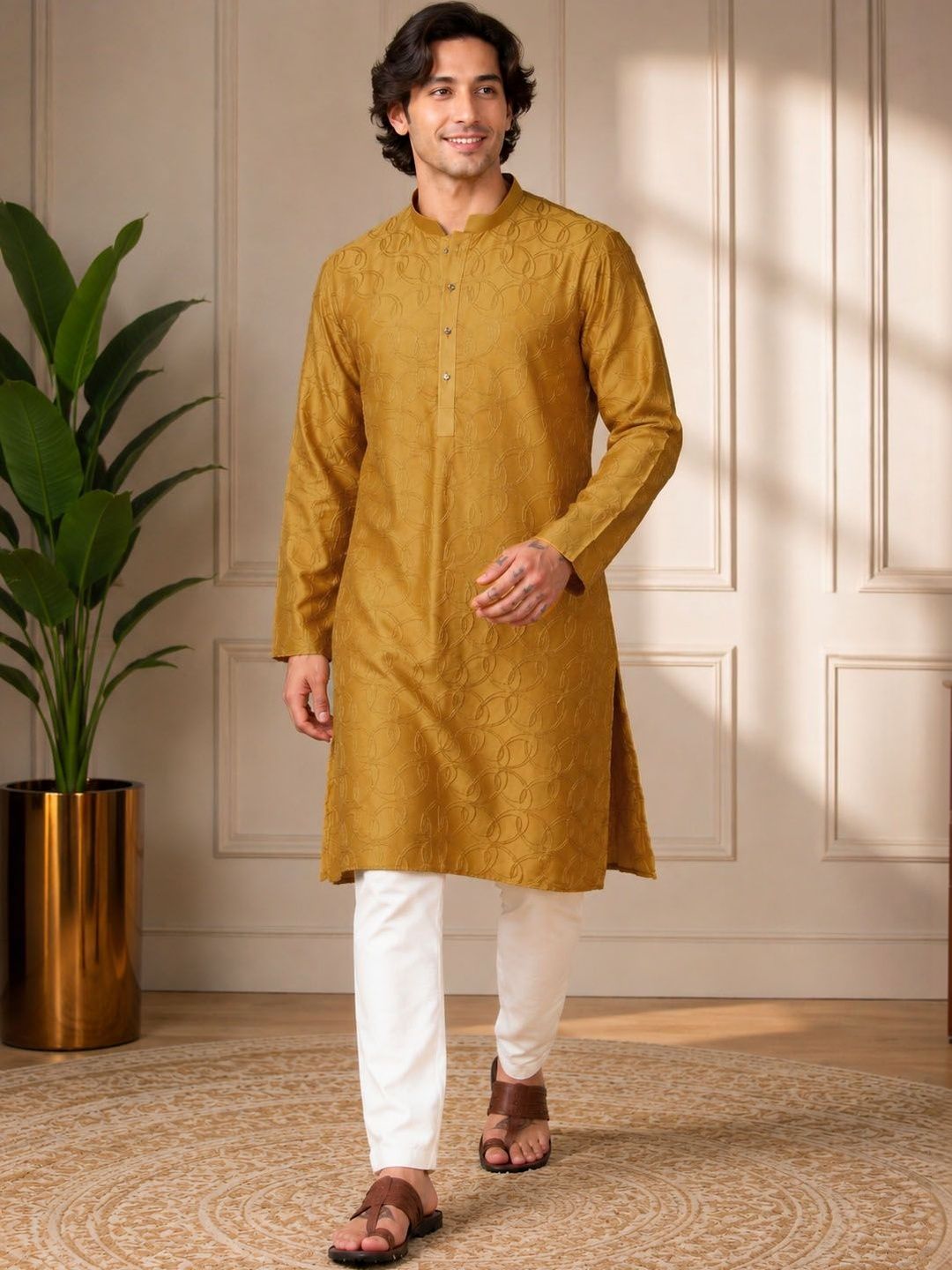 SOURAGYA Men Kurta