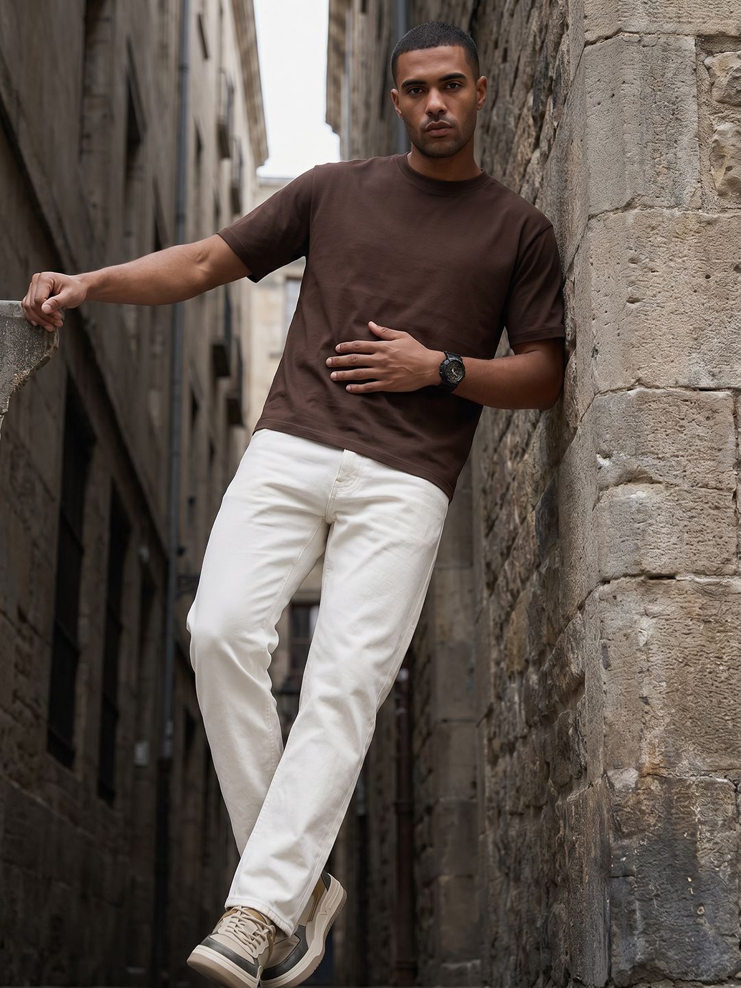 The Roadster Life Co. Men Coloured Straight Fit Jeans