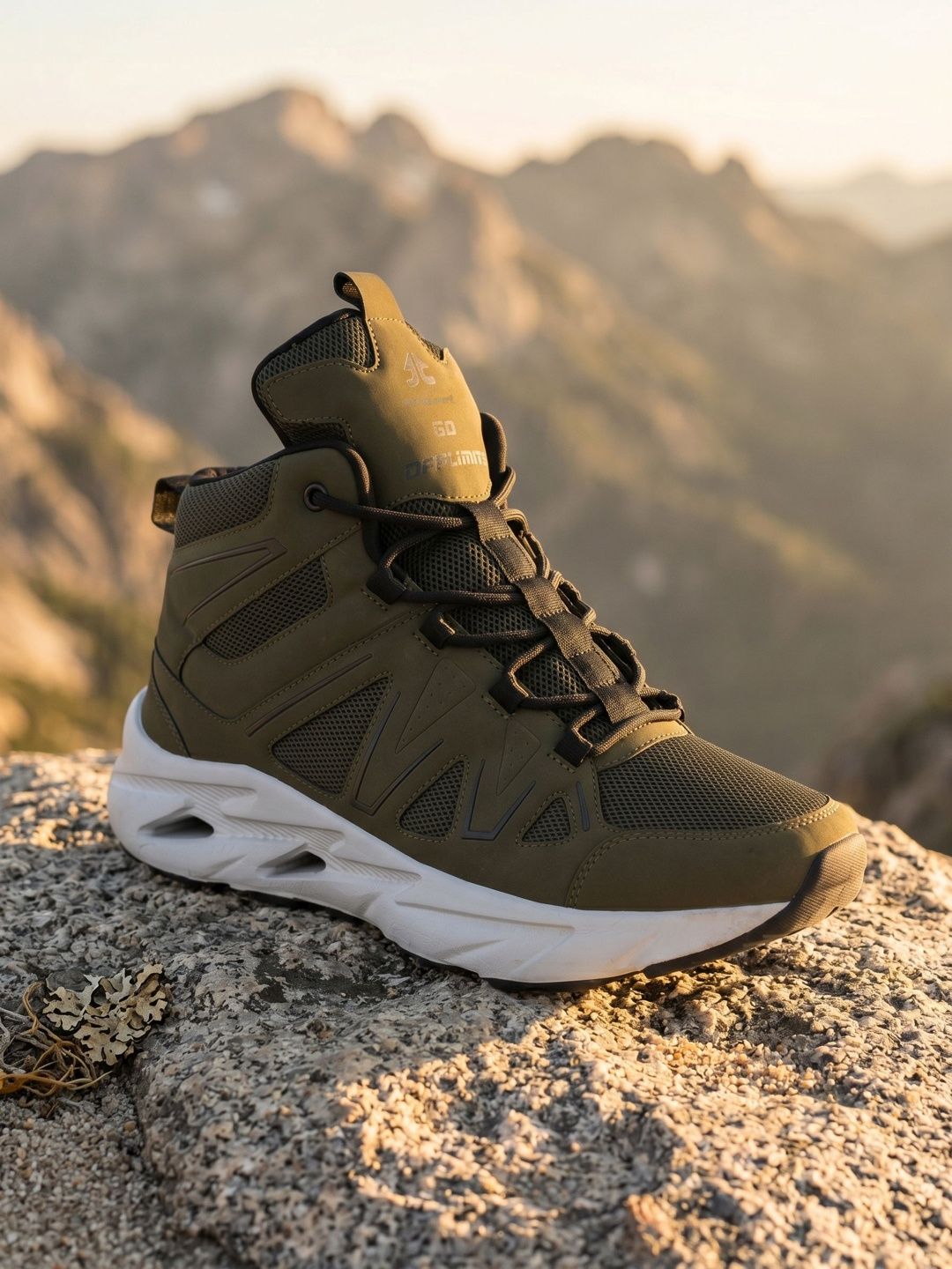 OFF LIMITS Men Mesh Mid-Top Non-Marking Trekking Shoes