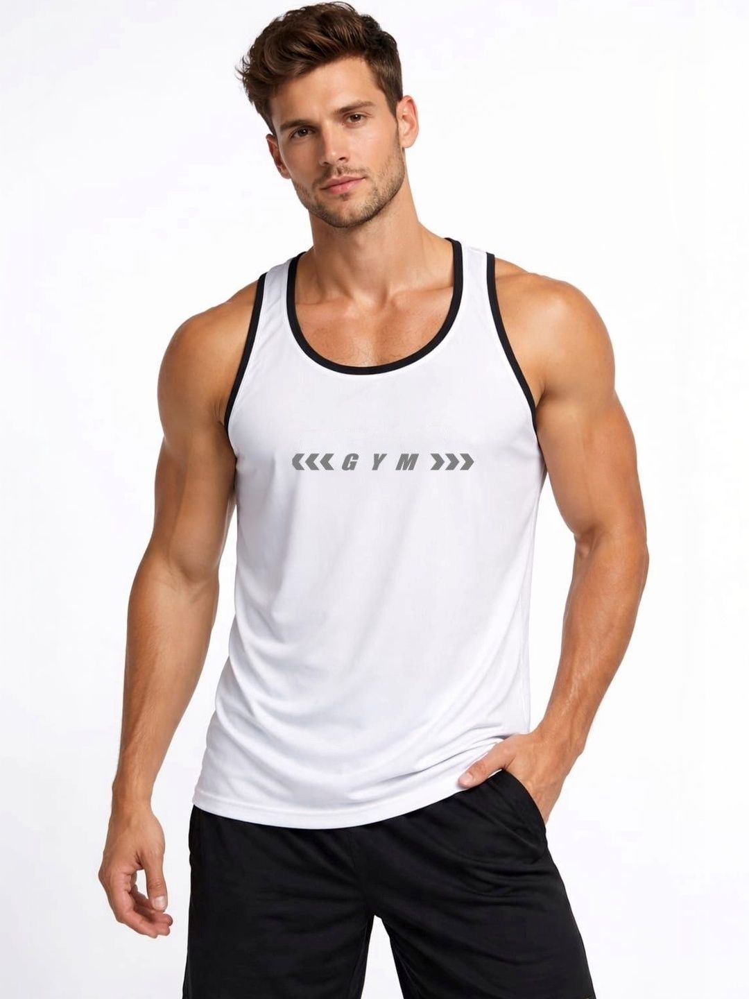 VTSPORTS Printed Gym Vest