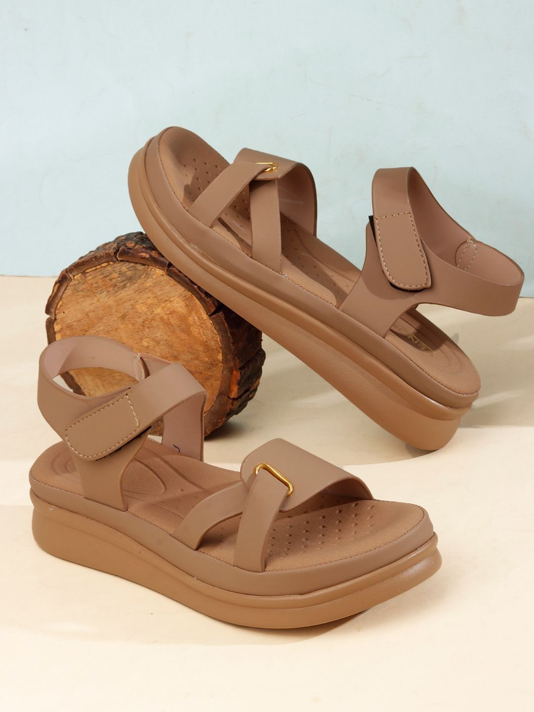 VENDOZ VENDOZ Women Open Toe Flats with Buckles