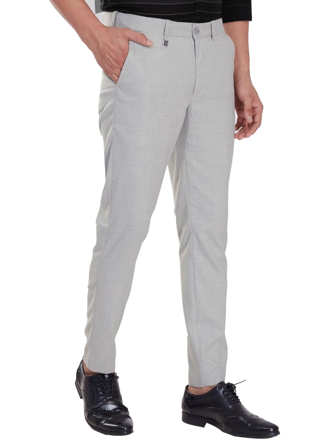 KAMOK KAMOK Men Tapered Fit Trousers