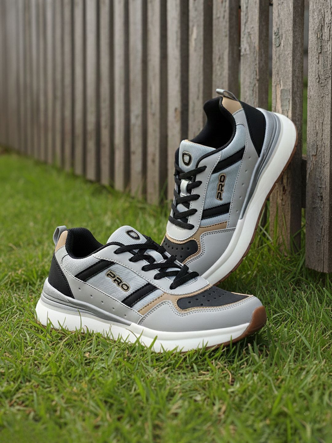 Khadims Men Textile Training or Gym Lace-Ups Non-Marking Shoes