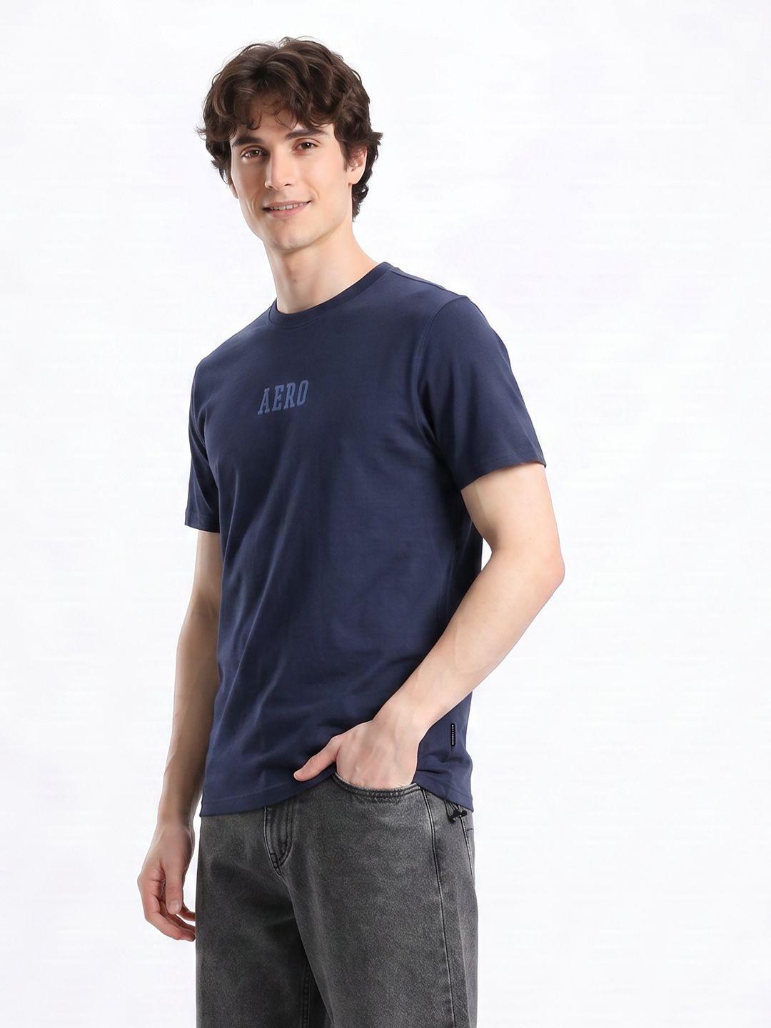 Aeropostale Brand Logo Printed Pure Cotton T-shirt