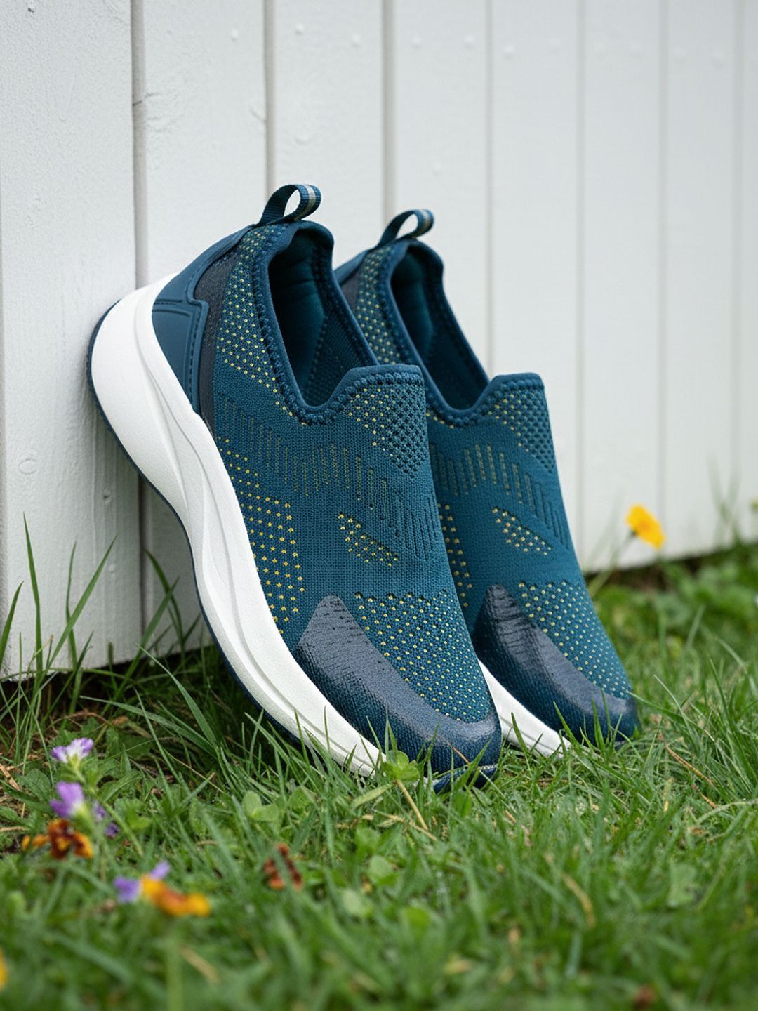 Khadims Men Textile Running Non-Marking Shoes