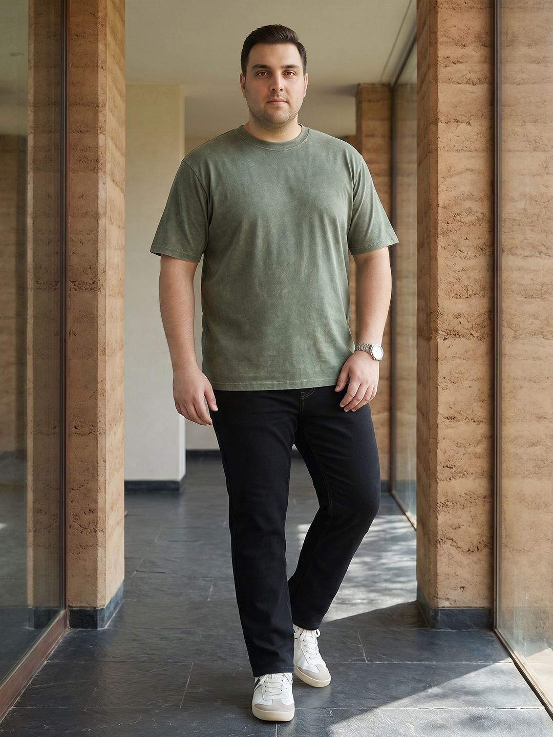 Sztori Men Plus Size Regular Fit Stretchable Jeans