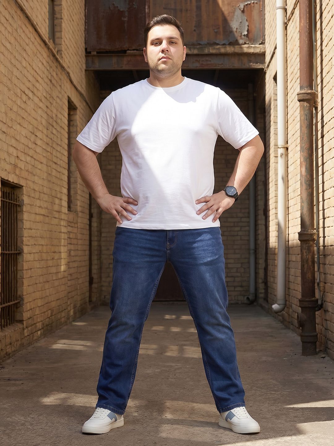 Sztori Men Plus Size Straight Fit Jeans