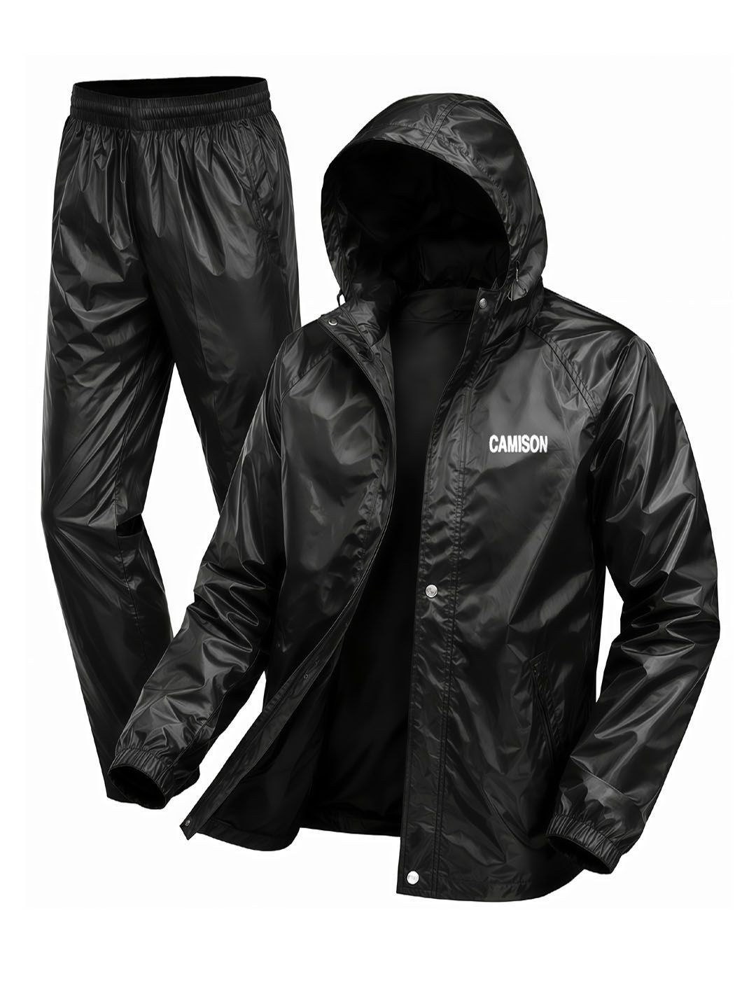 CAMISON Hooded Fabulous Reversible Raincoat