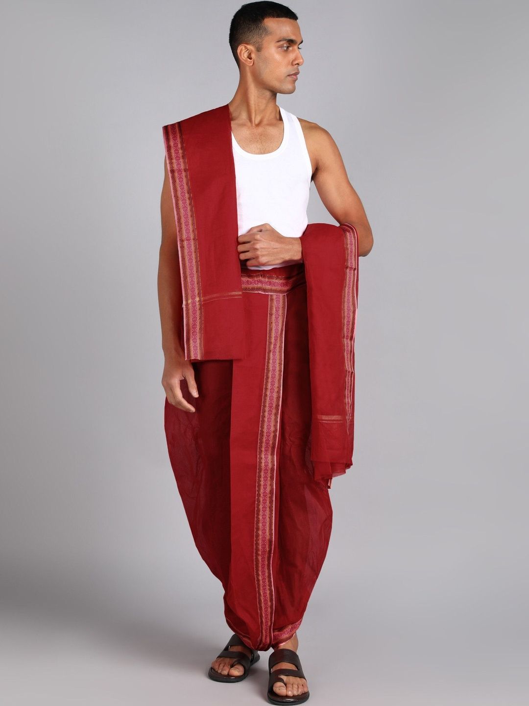 Shree shyam Handloom Men Cotton Dhoti Dhotis
