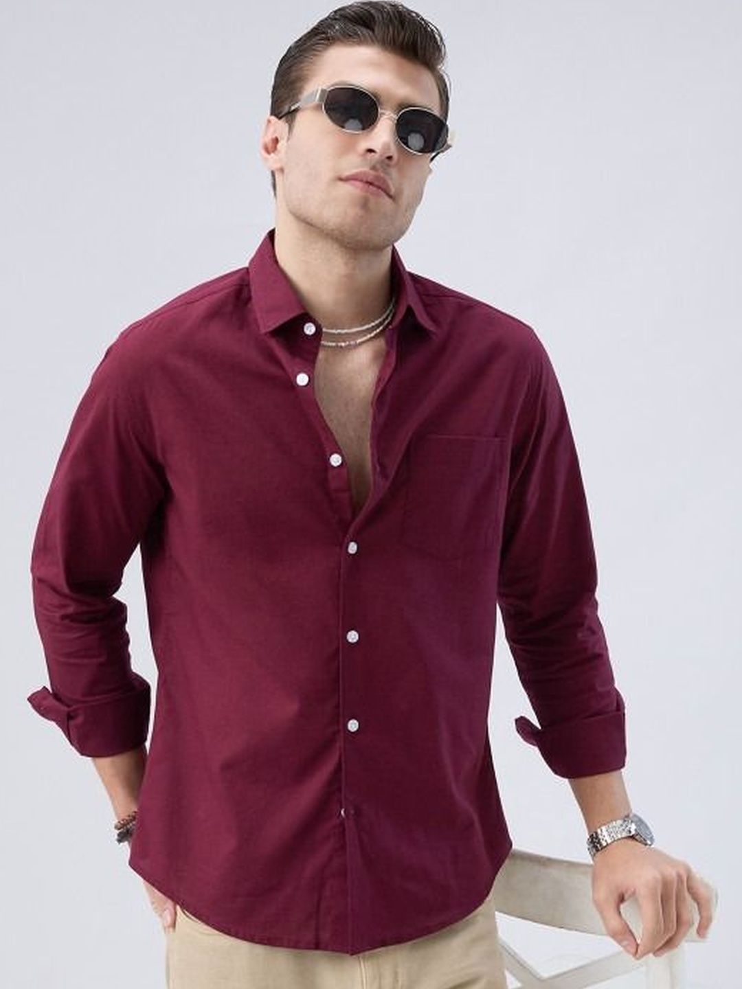 URBANICE Men Premium Slim Fit Casual Shirt