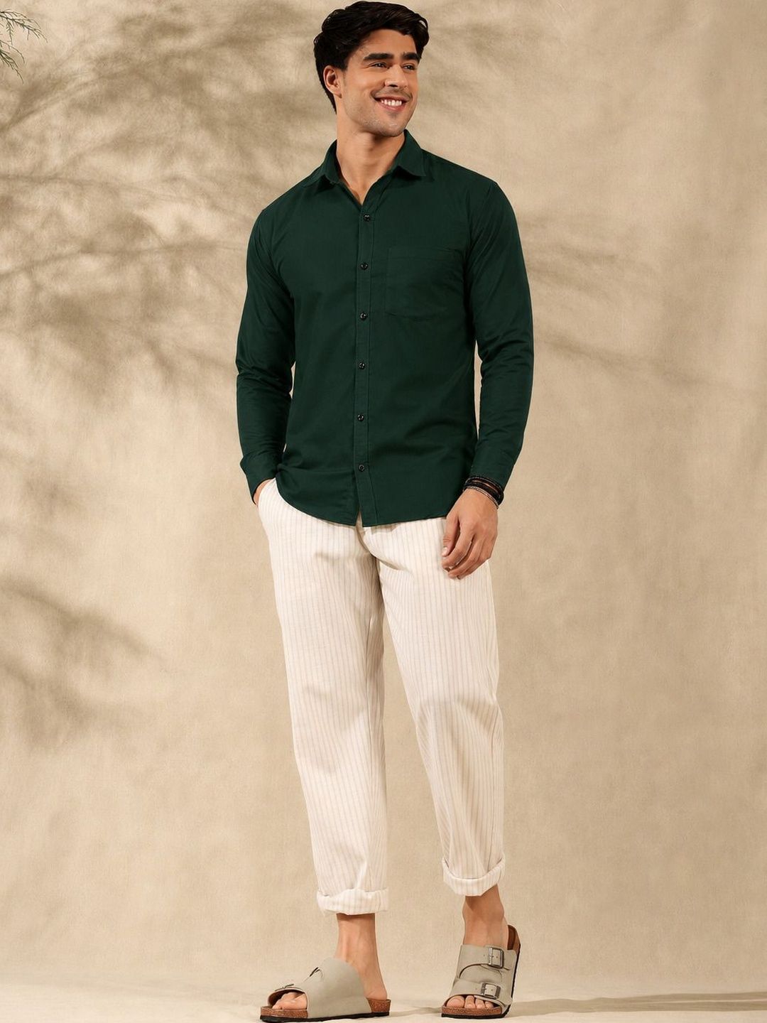 ROOPKAR Men Comfort Casual Shirt