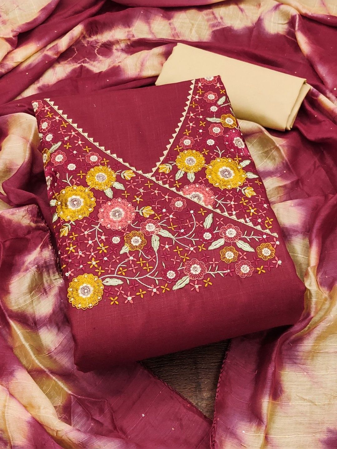 Moda Rapido Embroidered Unstitched Dress Material