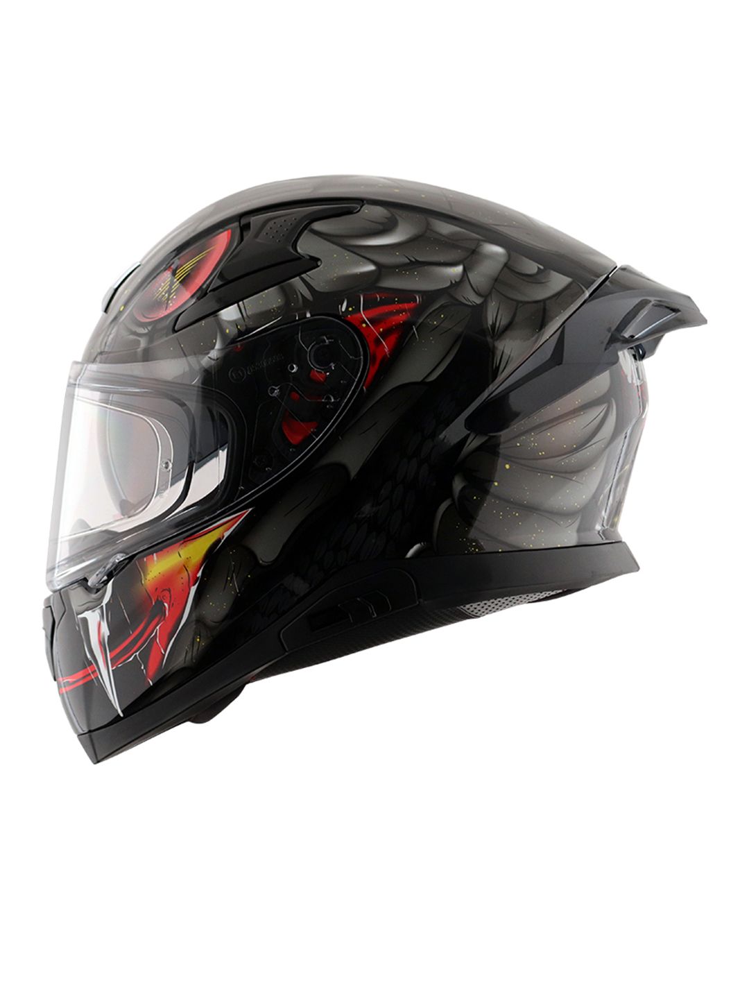 Axor Apex Venomous Black Grey Helmet-M