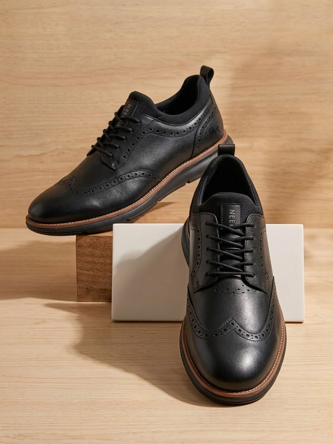 Men Lace-Ups Brogues NEEMANS Crossover Brogues For Men