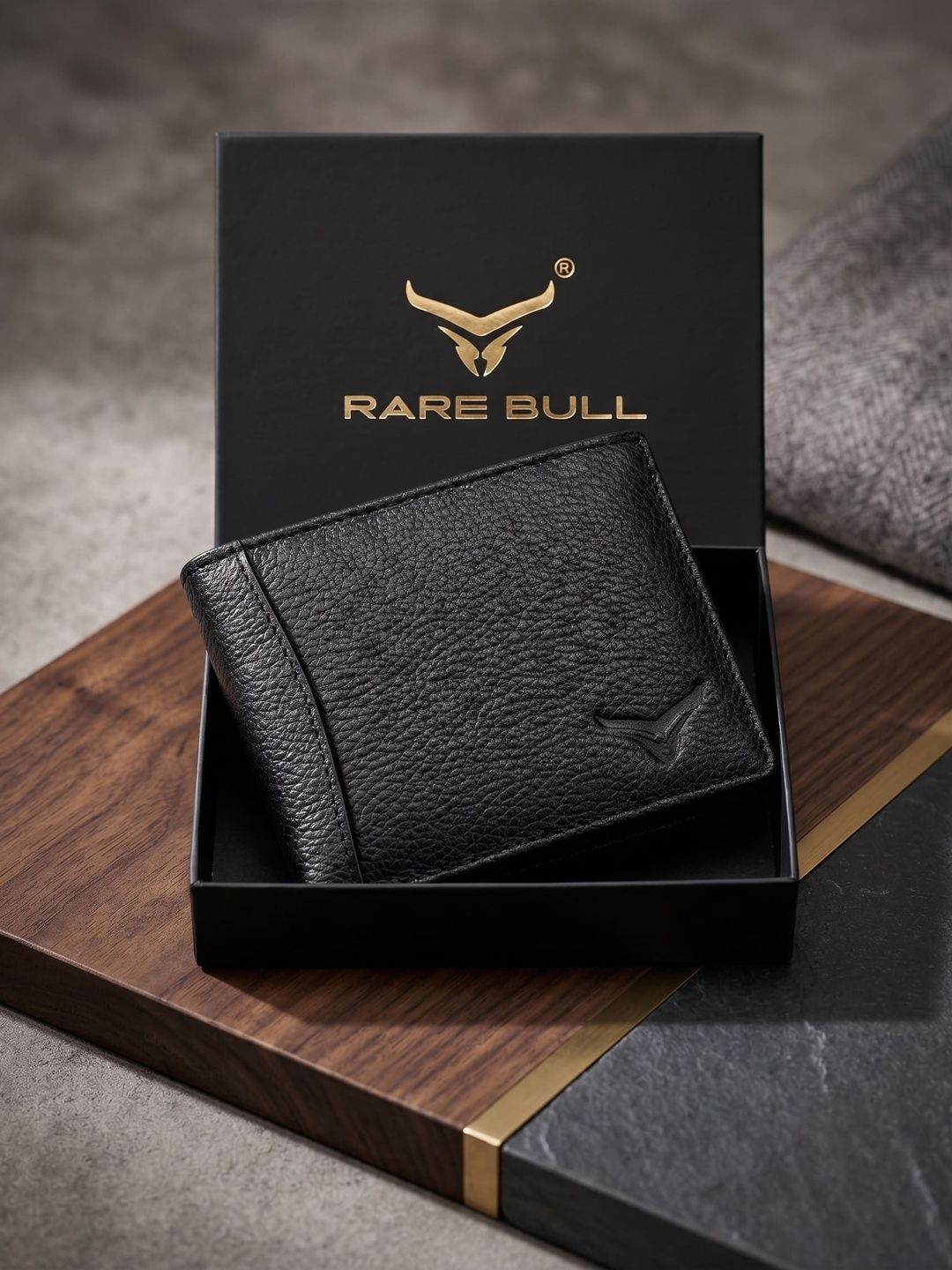 RARE BULL Men Leather Wallets