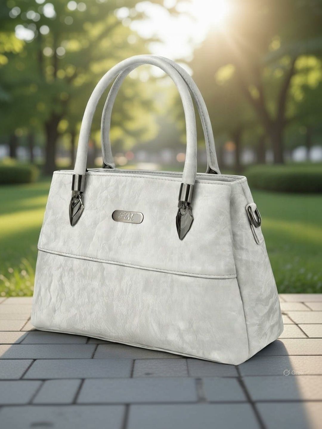 GLAMEZONE GLAMEZONE Textured Structured Sling Bag with Quilted