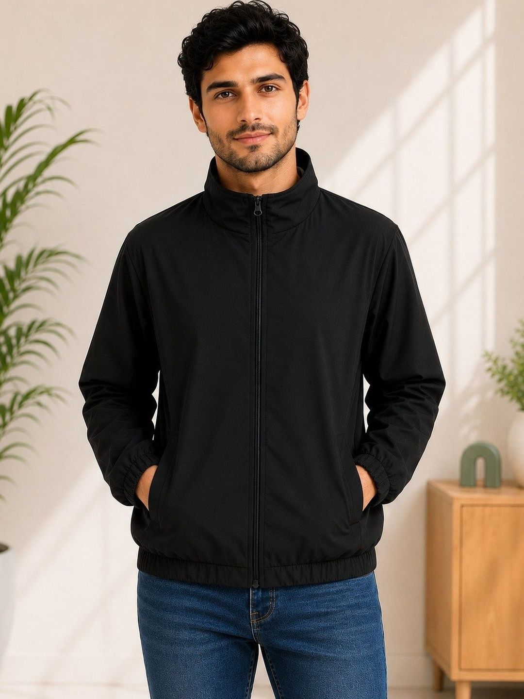 JKT Men Lightweight Running Bomber Jacket