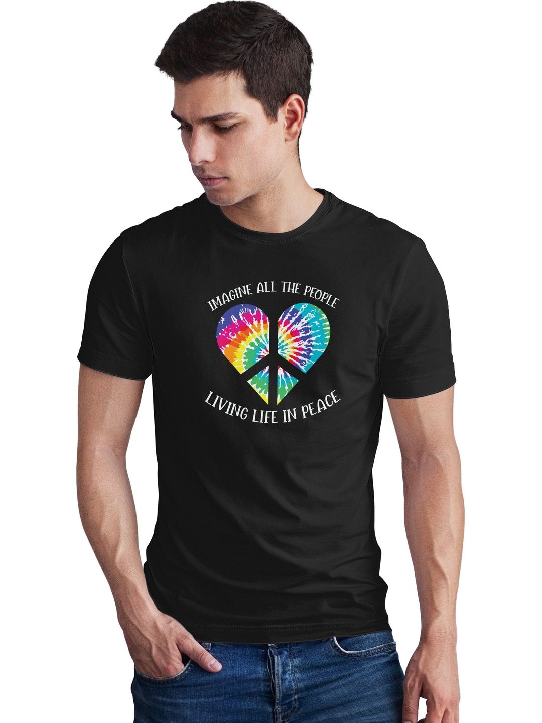 Seekbuylove Men Typography Printed Bio Finish T-shirt