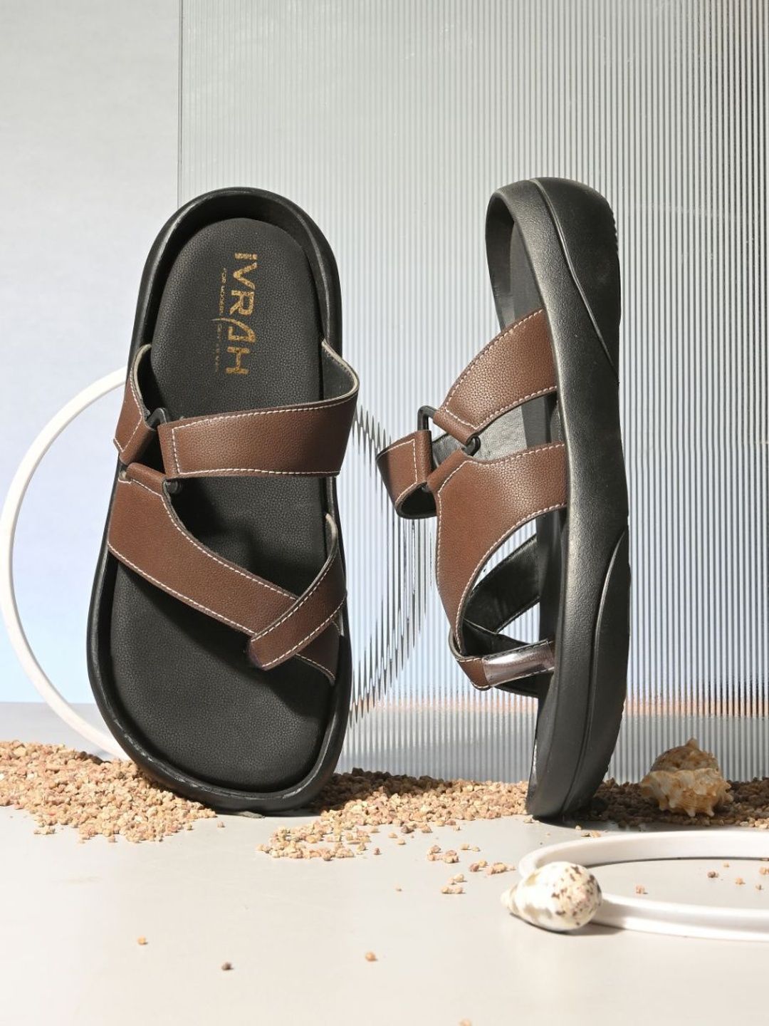 IVRAH Men Shoe-Style Sandals