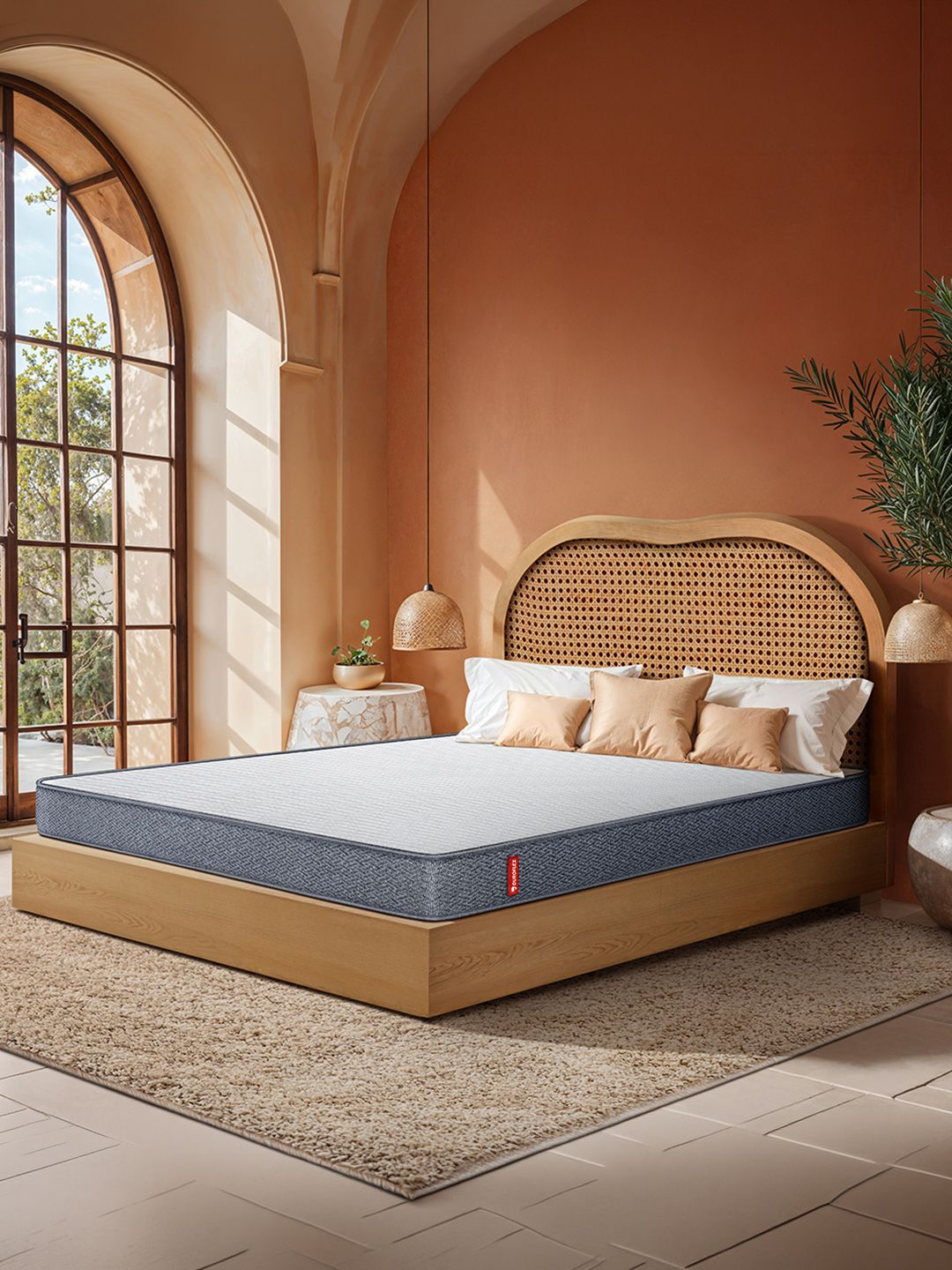 Duroflex Duroflex LiveIn 2 In 1 Reversible Soft & Firm Sides Foam 6" Queen Mattress (75x60 Inch)