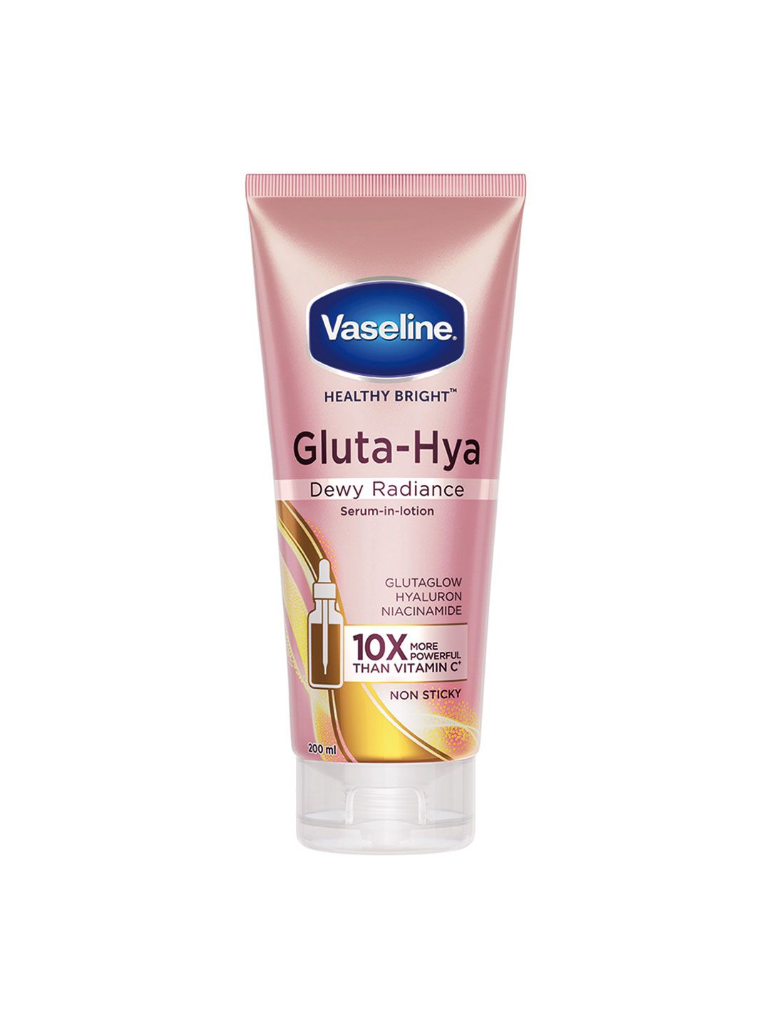 Vaseline Gluta-Hya Dewy Radiance Lotion with Glutathione - 200 ml