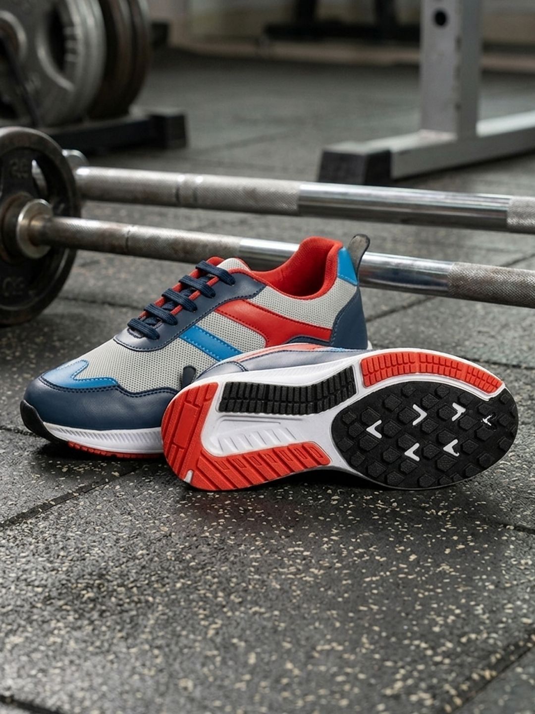Khadims Men Textile Walking Non-Marking Sports Shoes
