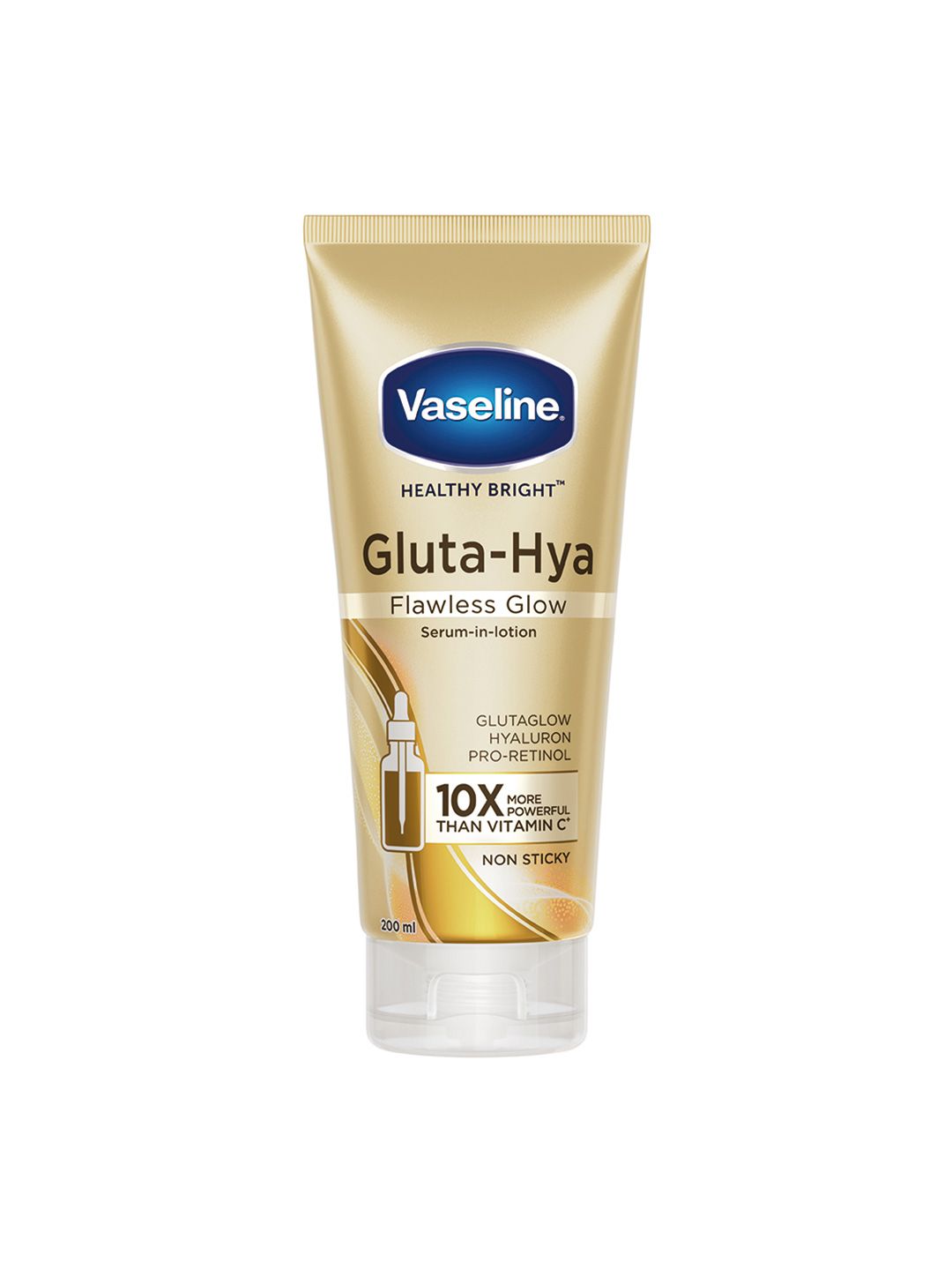 Vaseline Vaseline Non-Sticky Gluta Hya Flawless Glow Serum-in-Lotion - 200 ml