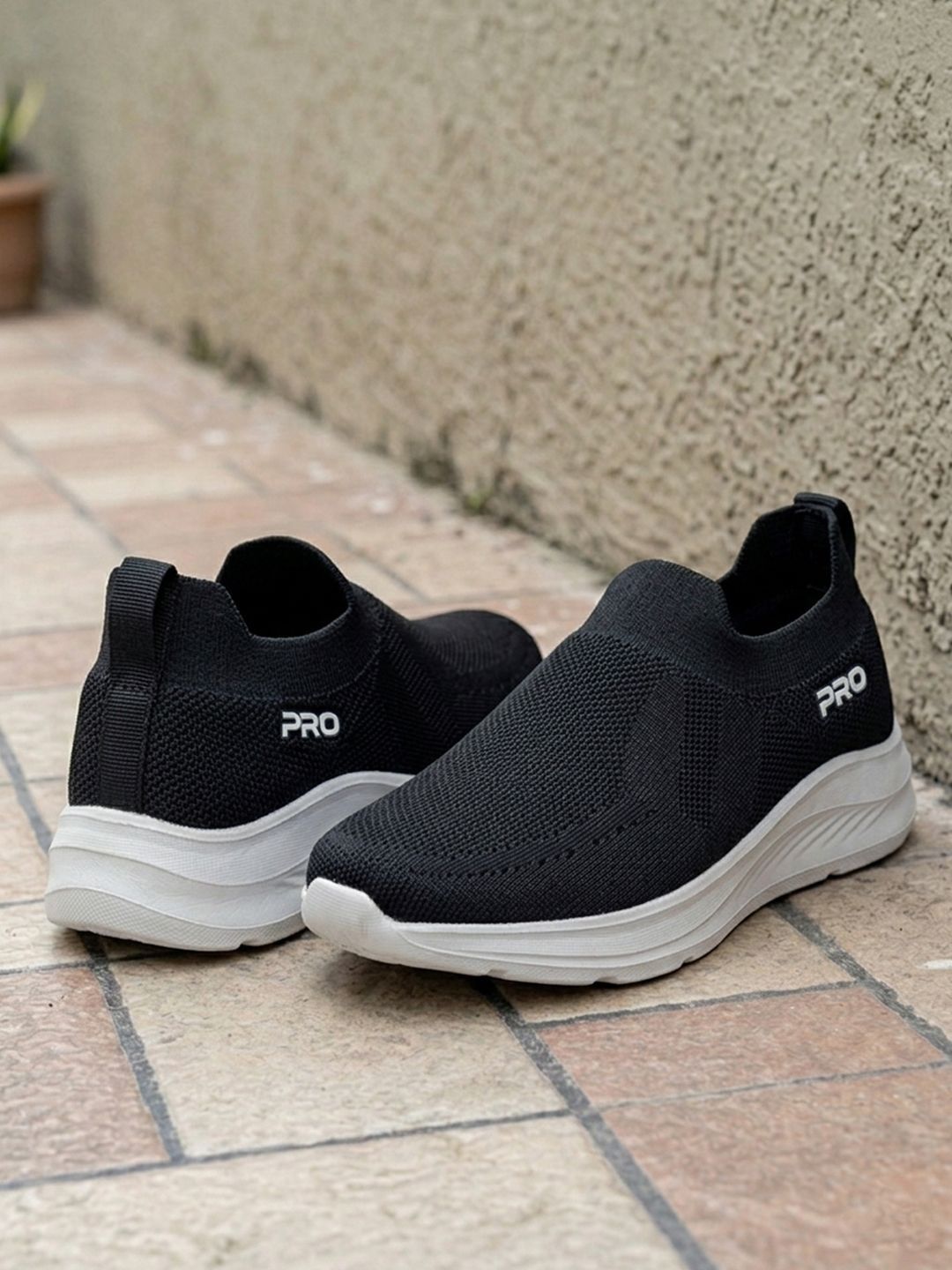 Khadims Men Textile Walking Non-Marking Shoes