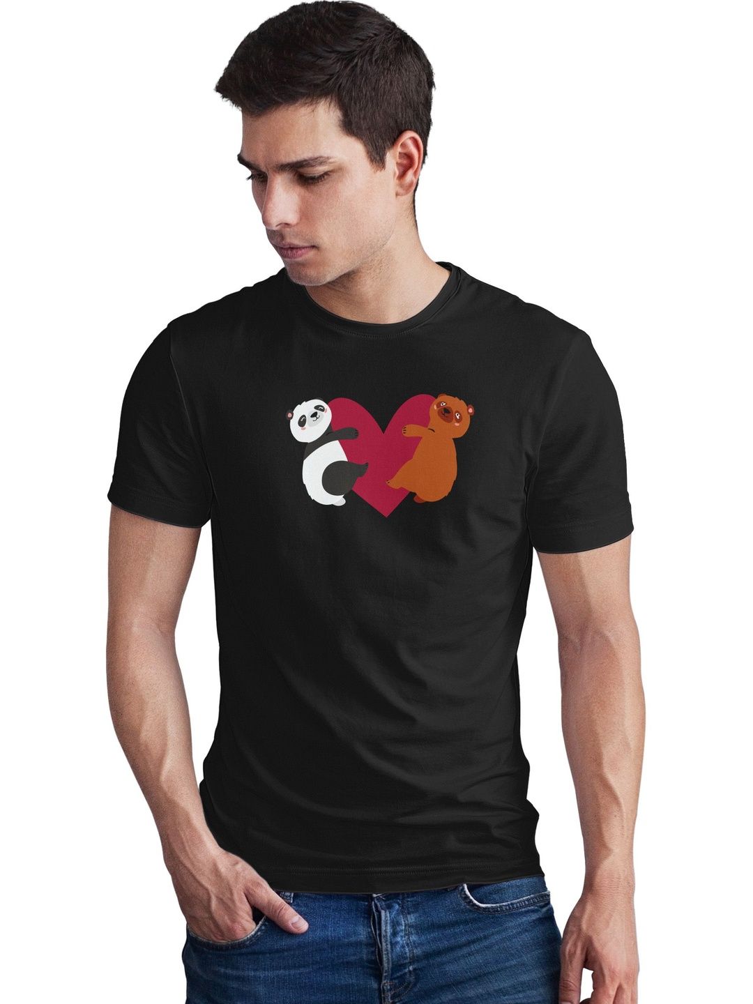 Seekbuylove Men Printed Bio Finish T-shirt