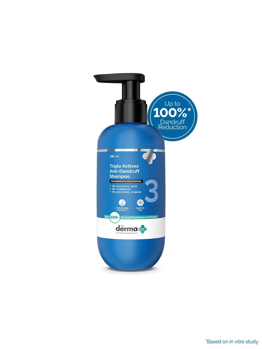 The Derma co. Triple Actives Anti Dandruff Shampoo With Salicylic Acid - 200 ml