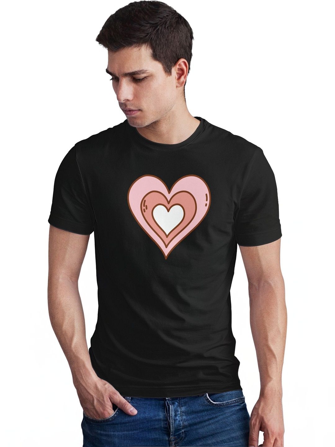 Seekbuylove Men Printed Bio Finish T-shirt