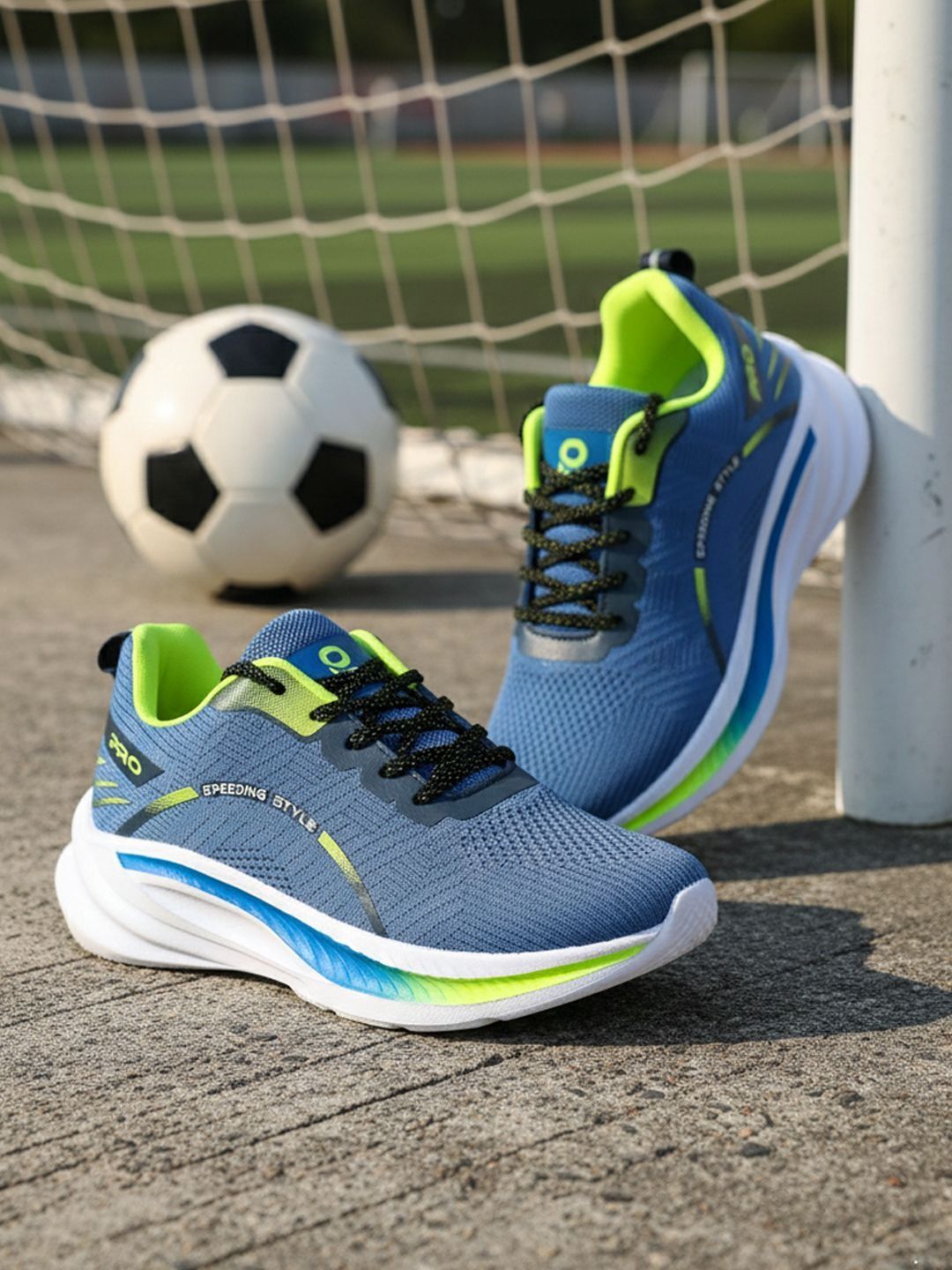 Khadims Men Textile Running Non-Marking Shoes