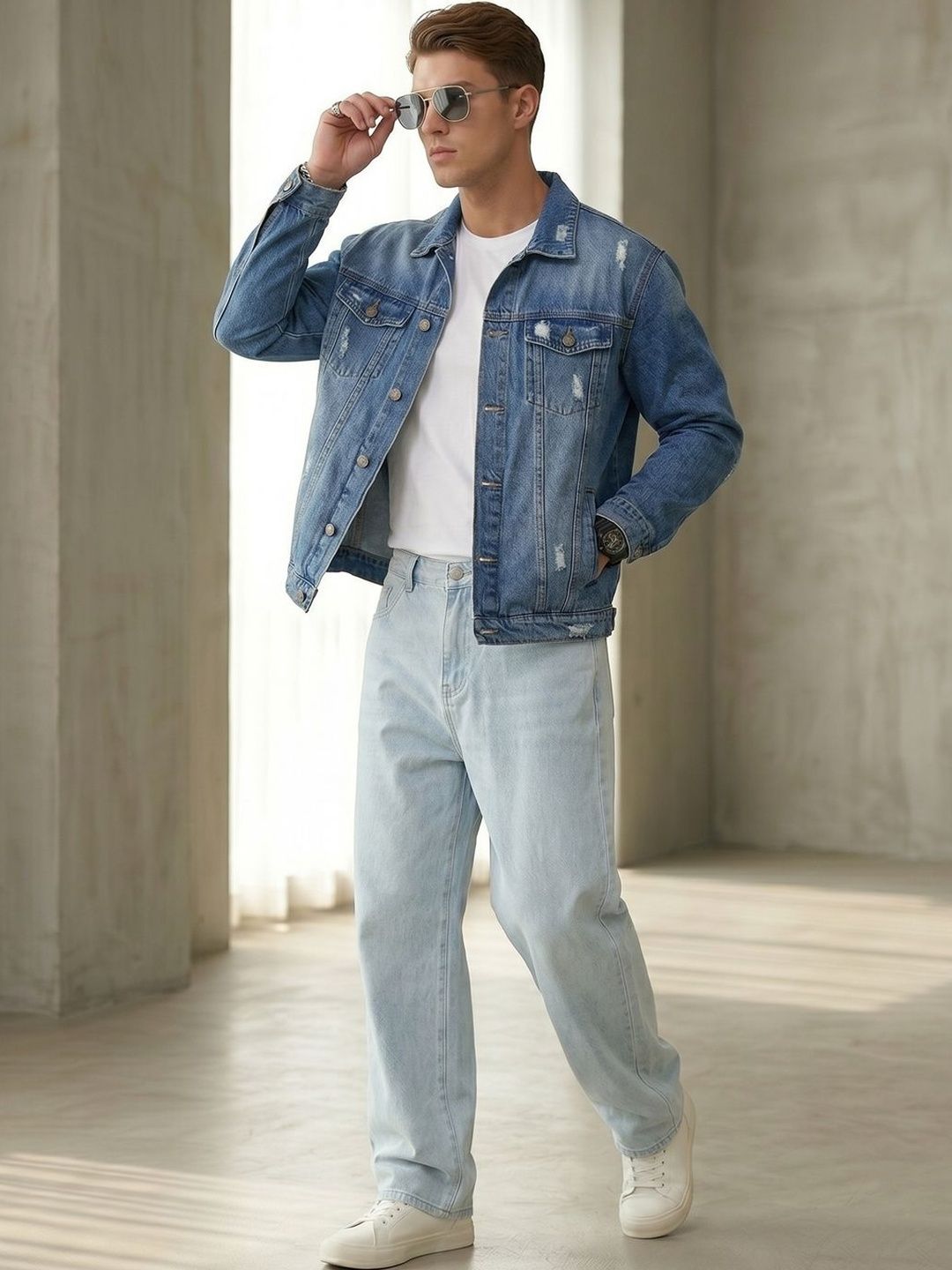 StyleCast Men Comfort Mid-Rise Jeans
