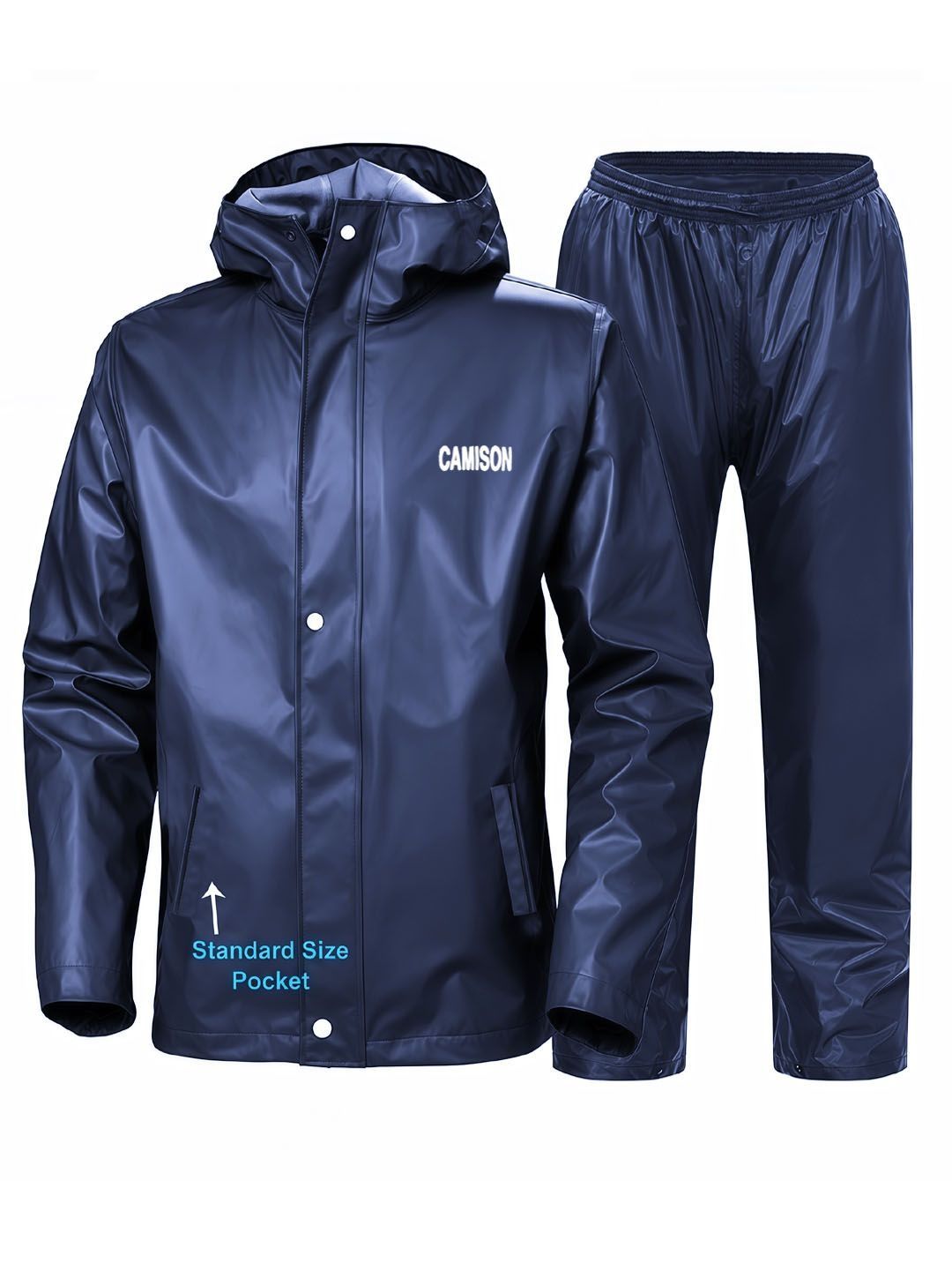 CAMISON Hooded Rain Jacket