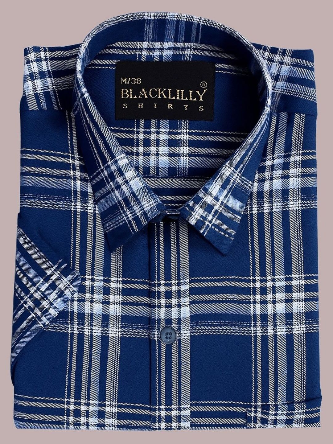 BLACKLILLY Men Standard Slim Fit Checked Casual Shirt