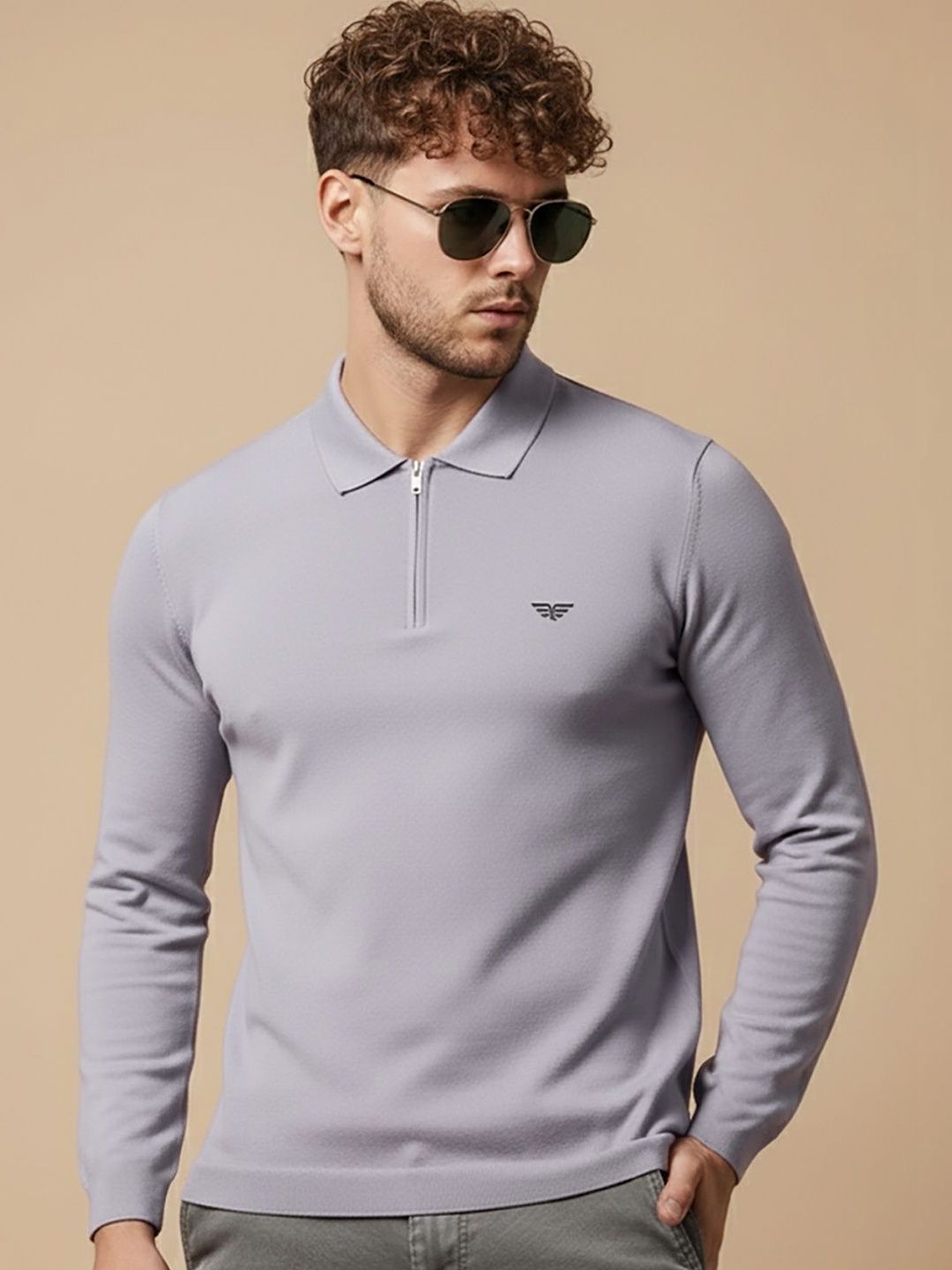 Kook N Keech Men Brand Logo Polo Collar T-shirt