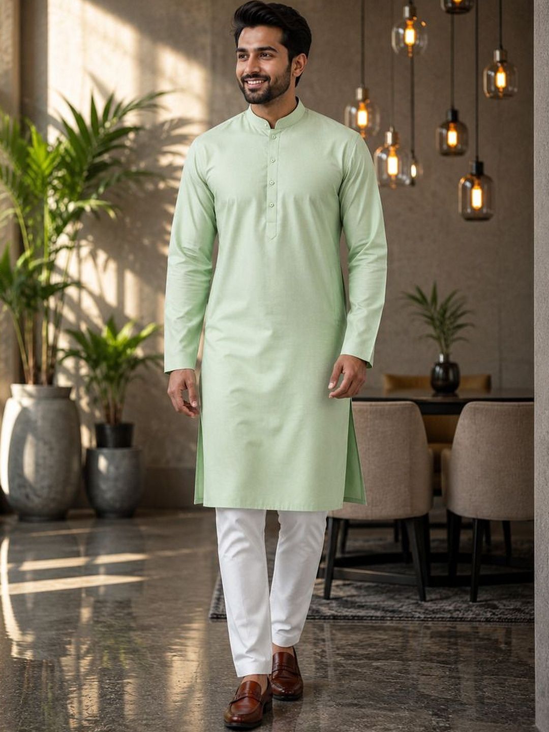 DEVOILER DEVOILER Men Kurta