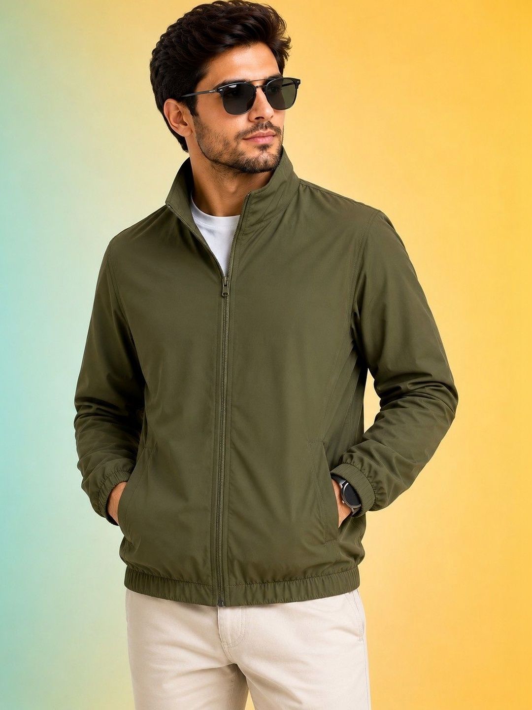 JKT Men Lightweight Running Bomber Jacket