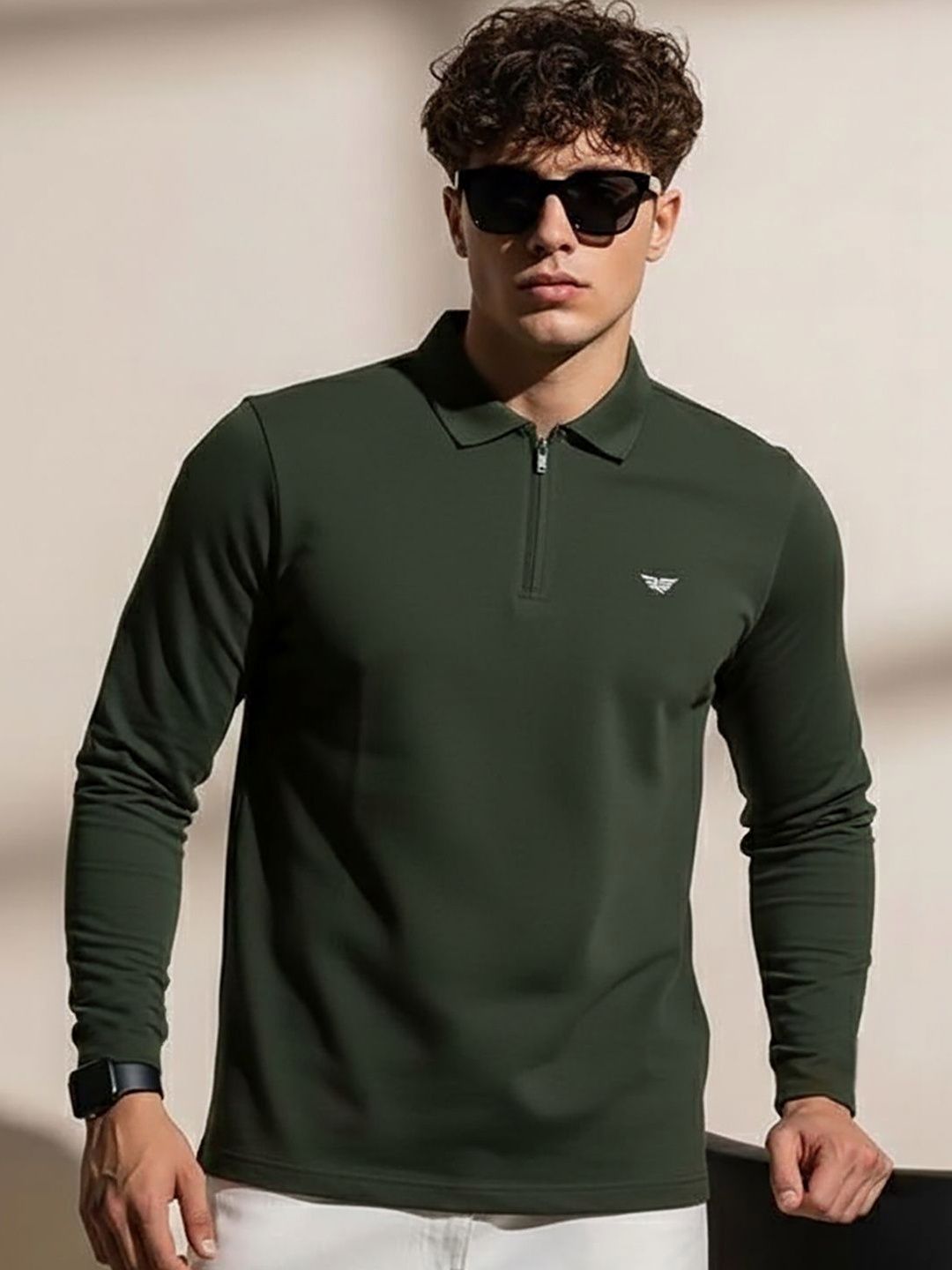 Kook N Keech Men Brand Logo Polo Collar T-shirt