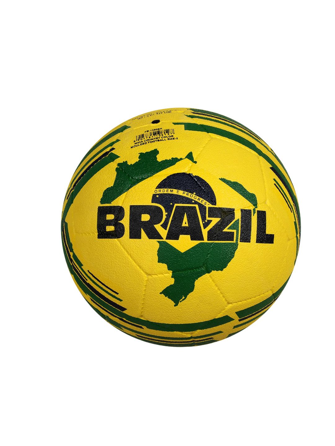 NIVIA Country Colour (Brazil) Rubber Moulded Football Size-3
