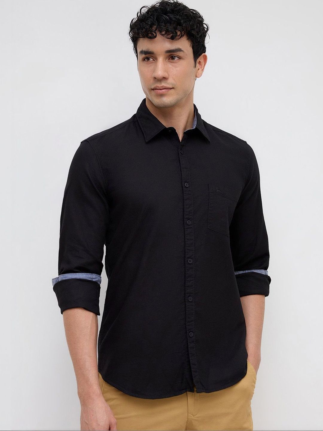 Parx Men Slim Fit Casual Shirt