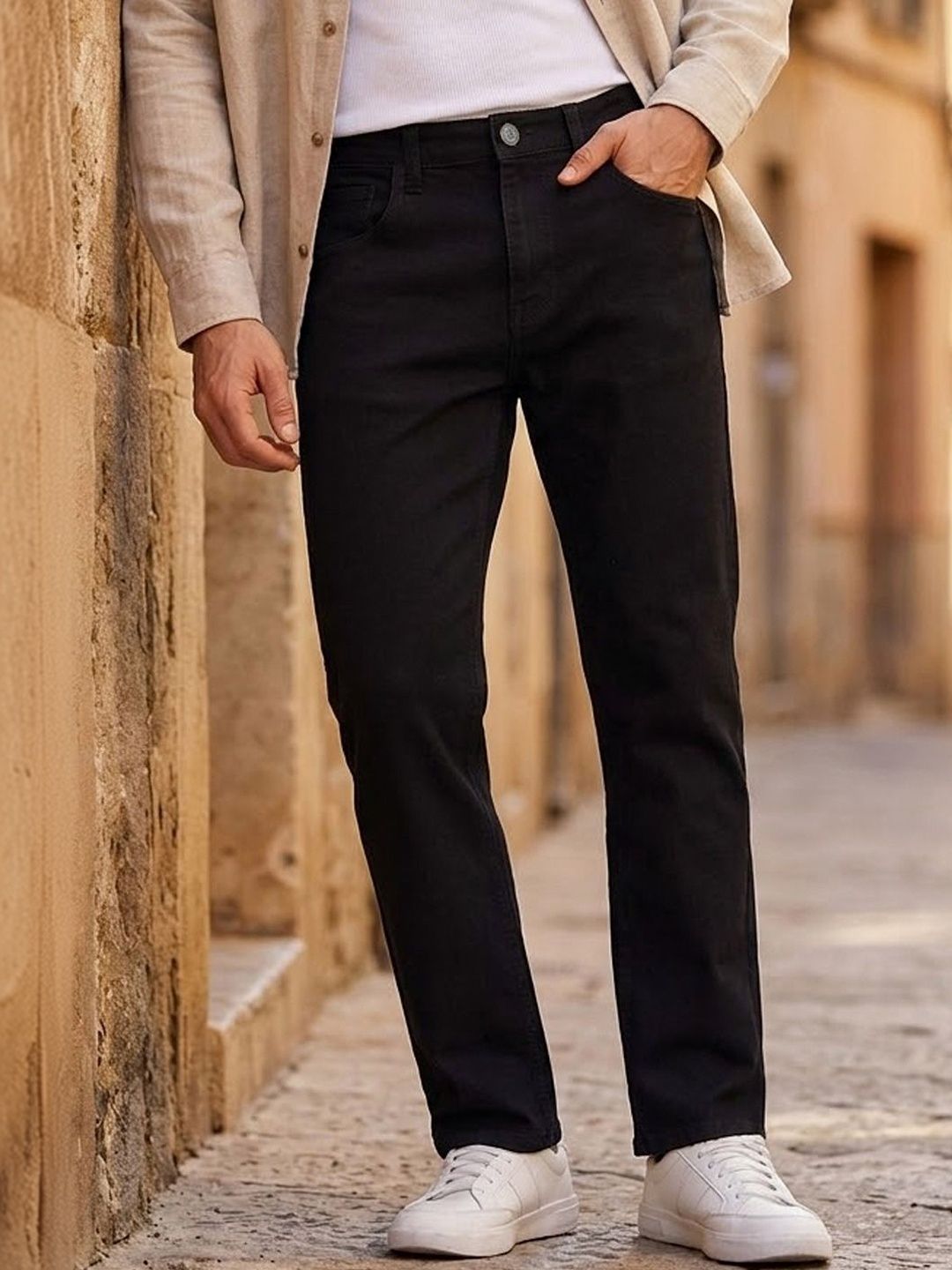 Urbano Fashion Men Mid-Rise Stretchable Jeans
