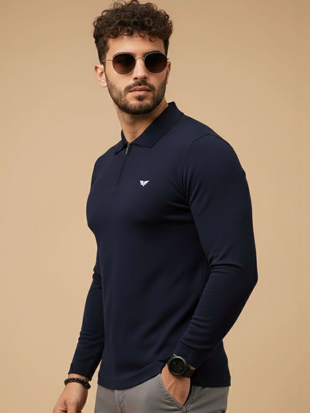 Kook N Keech Men Brand Logo Polo Collar Pockets T-shirt