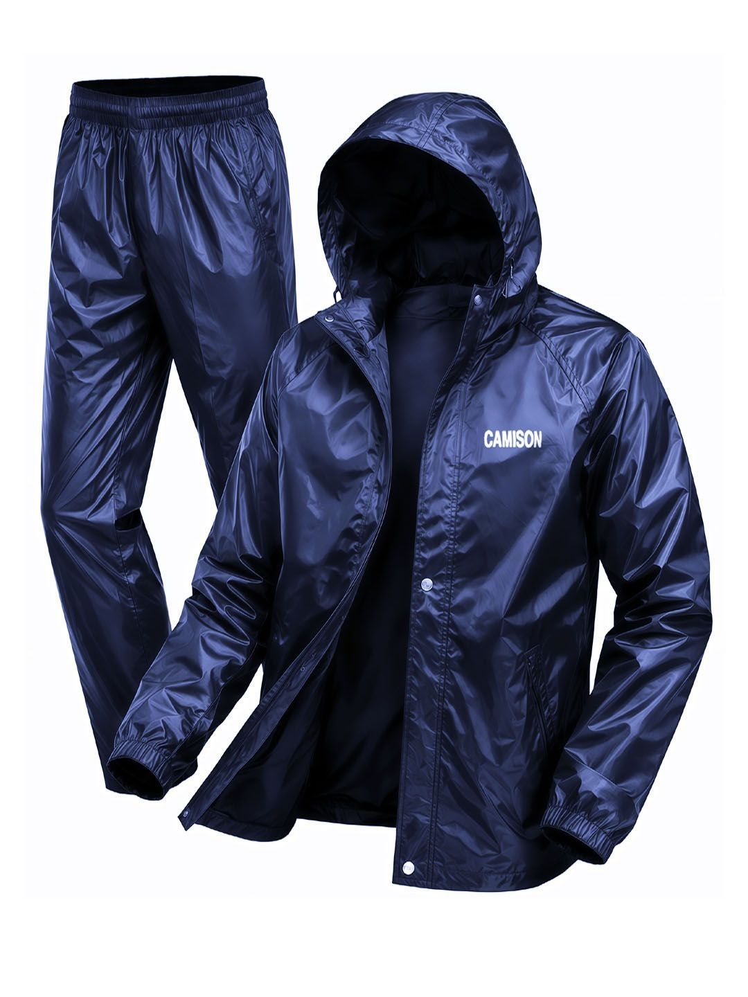 CAMISON Hooded Fabulous Reversible Raincoat