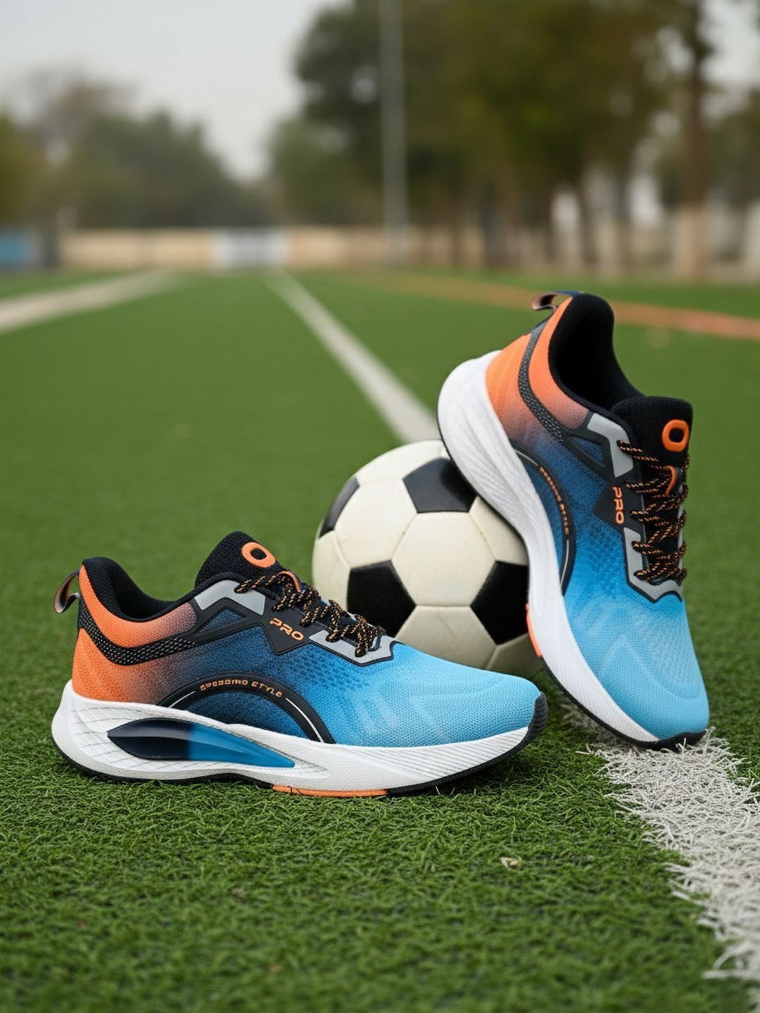 Khadims Men Textile Running Non-Marking Shoes