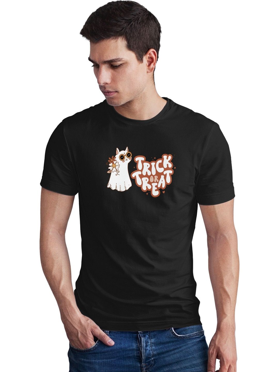 Seekbuylove Men Printed Bio Finish T-shirt