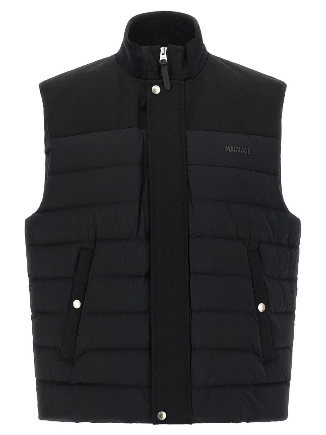 Mackage Black Sleeveless Logo Jacket