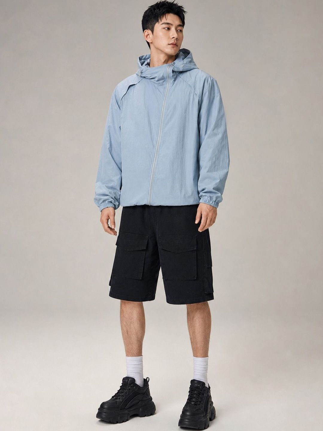 ATELIER REBEL Men Lightweight Outdoor Woven Jacket