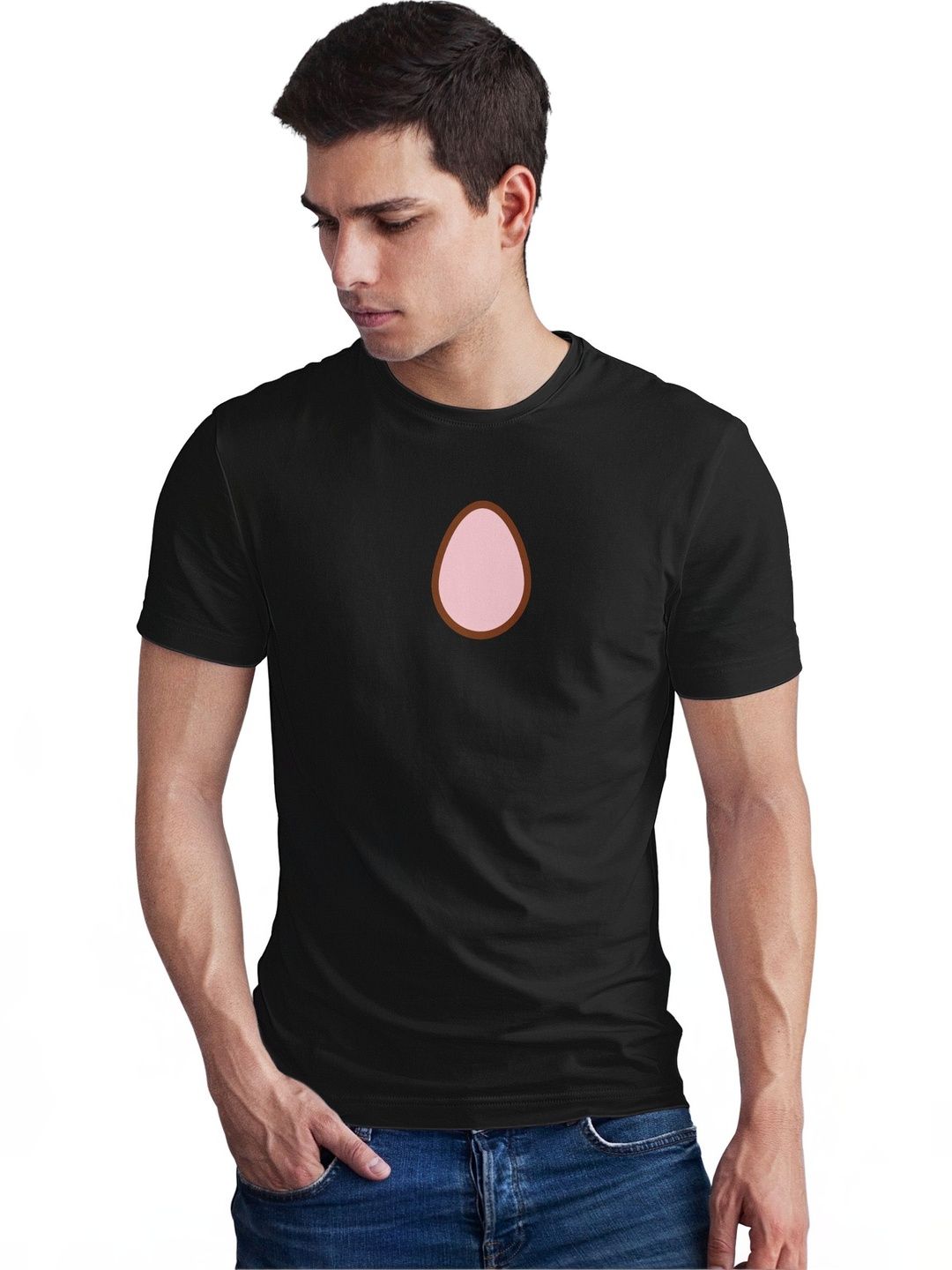 Seekbuylove Men Printed Bio Finish T-shirt